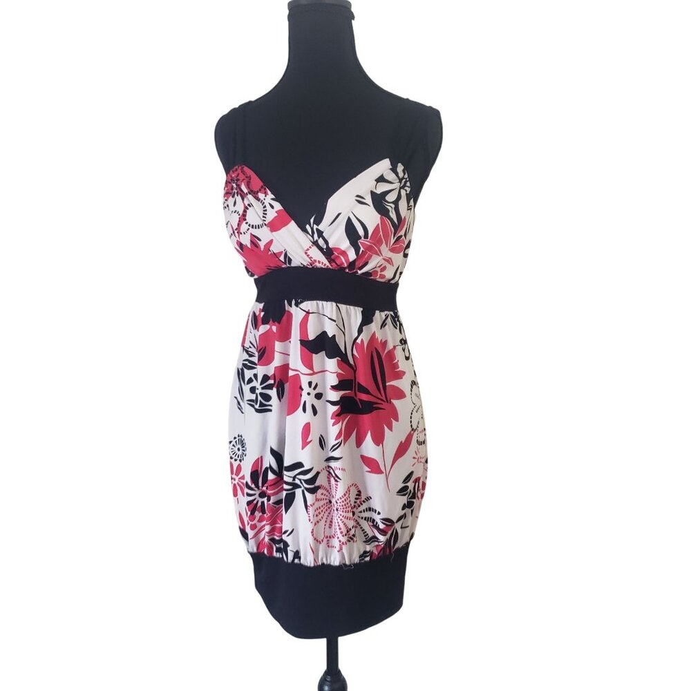 Y2K Womens Baby Doll Empire Waist‎ Floral Dress Size Small Fairy Grunge Feminine